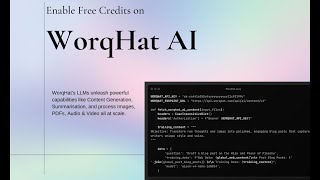 You can build AI Projects for Free using WorqHat
