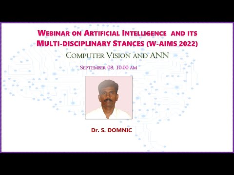 W-AIMS 2022 Day 4 Session 1 : "Computer Vision and ANN"