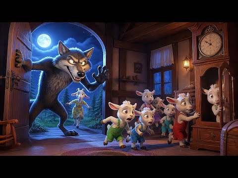 The Wolf & The Seven Little Goats 🐺 | Don’t Open the Door! | Full Animated Fairy Tale Movie