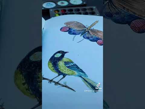 Jezioro🌿 #watercolorpainting #akvarel #art #aestheticart #painting #akwarele #aestheticartandcrafts