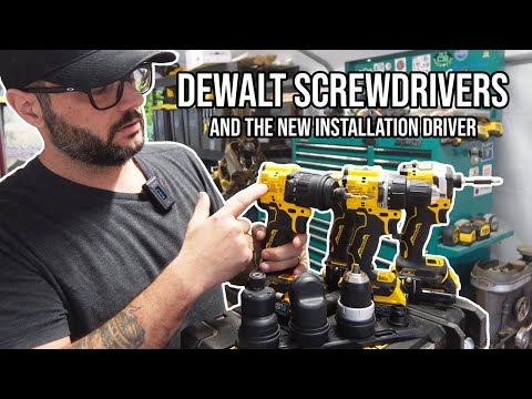 DeWalt Screwdrivers and the new Installation Driver, DCD803!