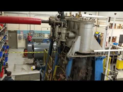 Georgian College Power Engineering Triple Expansion Engine in Operation