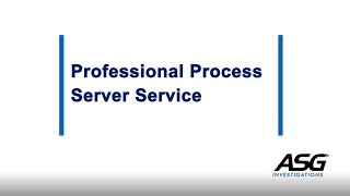 Professional Process Server Service | SherlockPI.com