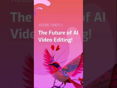 ADOBE FIREFLY: The Future of AI Video Editing! #artificialintelligence #adobe