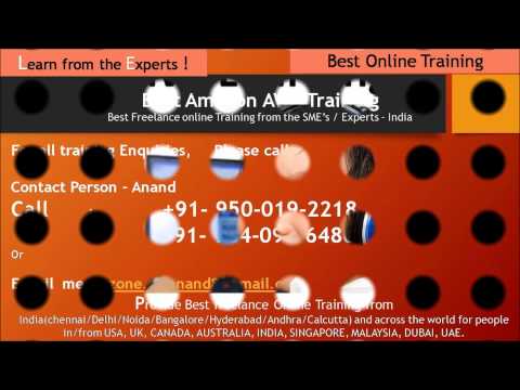 Amazon AWS Training freelance online training /Support/Corporate Training from India