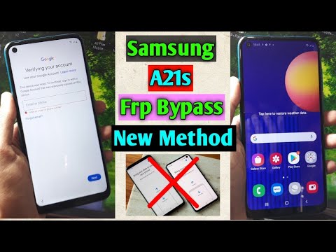 Samsung A21S Frp Bypass/Reset Google Account Lock Android 10 Q | No Smart Switch New Security 2021