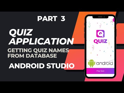 Quiz App With Room Database l part 3 l Getting Quiz Names l Android Studio l Mighty Coding World