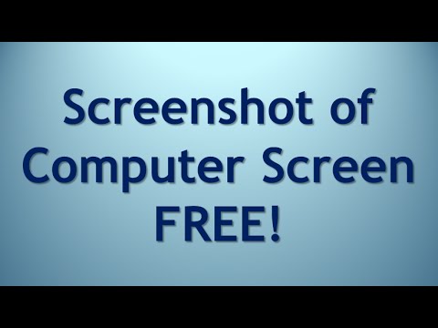 Screenshot of Computer Screen FREE!