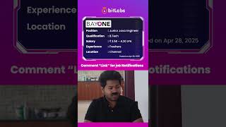Bay One Solution is looking hire for Jr java engineer | Bangalore
