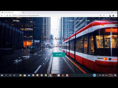 |Full Website Landing Page| Using Only HTML&CSS