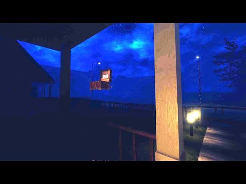 Phasmophobia. 2 Cursed object, Music box, Willow, on the porch after attempting  to pick it up in VR