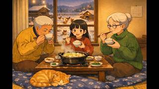 A Peaceful Winter Day on the Farm — Soft Ghibli Moments to Soothe the Soul