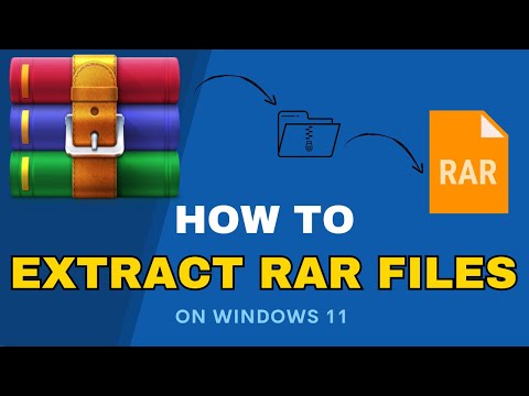 How to Extract RAR Files on Windows 11/10 - Open RAR Files and Compress