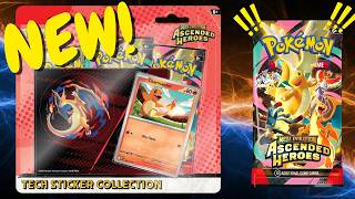 INSANE PULL!! Ascended Heroes Tech Sticker Collection Opening!