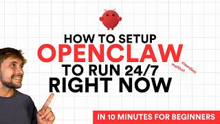 EASIEST Way To Install OpenClaw (ClawdBot)To Run 24/7 in 10 Minutes Right Now