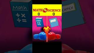 MATH 📐📊📚 VS SCIENCE🔬 #shorts #comparison #viral #trending
