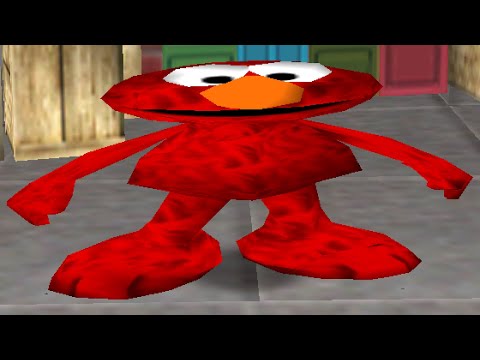 Wide Elmo collects some letters
