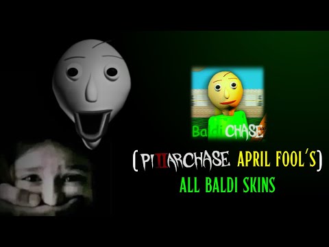 All Monster Baldi Skins Showcase for April Fool's Day - Pillar Chase 2