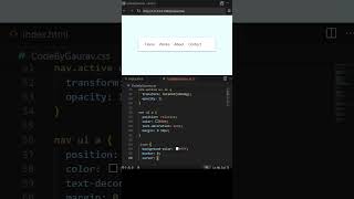 🚀 Modern Animated Navbar Using Pure HTML & CSS | No JavaScript! #webdevelopment #coding #animation