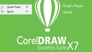 Graph Paper Tool || Spiral Tool In Corel draw || learn Corel draw