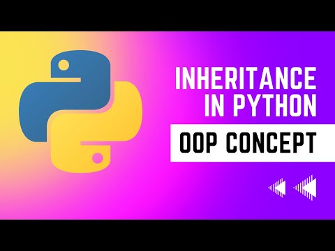 Inheritance Concept Of Oop in Python ∣∣Object Oriented Programming Python ∣∣ With Examples.