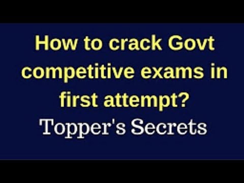 5 Tricks to crack any competitive exam(In Hindi)