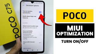 Turn ON/OFF MIUI Optimization on Any Poco Phone - System Optimization