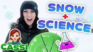 Winter Science Experiment for Kids with Cassi - Educational Video for Children