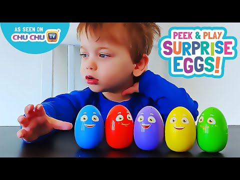 Ollie's Toy Egg Surprise Videos | Chu Chu TV Surprise Eggs [Toddler Adventure Videos with Ollie]