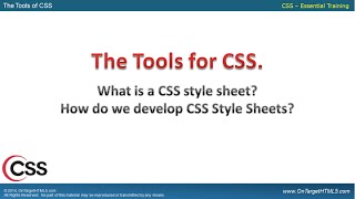 21002-Tools for CSS Development