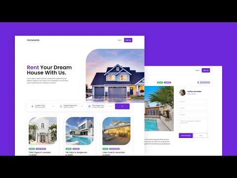 Create A Real Estate Website Using React JS And Tailwind CSS