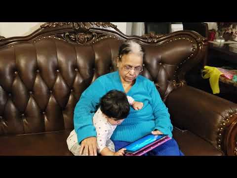Joanna with grandma Mariyamma 02 Jan 2020