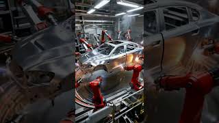 Inside the Machine That Builds Machines: Tesla Gigafactory 🤖🏭 #Shorts