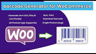 WooCommerce Barcode Generator : Automatically generates barcodes for products and orders
