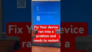 How to Fix Your device ran into a problem and needs to restart  Windows 10/11 fix Blue screen Error