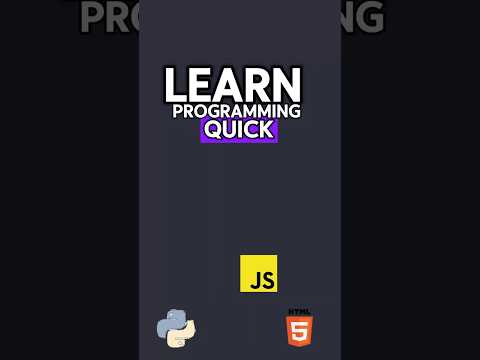 Learn to be a programmer quick! ⏱️#code #programming #webdevelopment #vscode