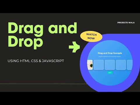 🔥 Drag and Drop App Using HTML, CSS & JavaScript | Beginner Web Project with Source Code