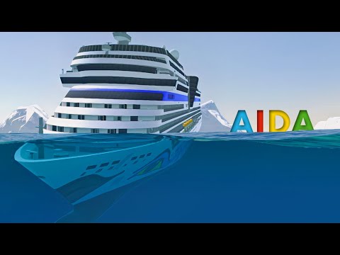 AIDAdiva Hit Iceberg - Cruise Ship Handling (Ship Mooring 3D/Ship Handling Simulator)