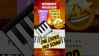 Intermediate Chord Progression #3 #piano #keyboardtips #pianolessons