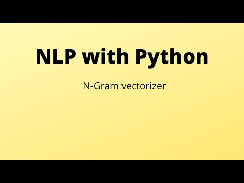 N-Gram vectorizer