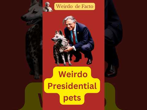 Weirdo presidential pets #weirdfact  #presidentfacts #shorts