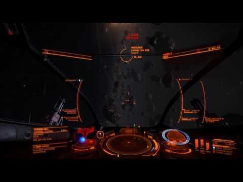 Elite Dangerous | Kicking butt in an asteroid field against a Imperial Clipper.