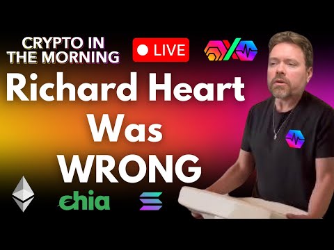 Richard Heart was WRONG (down only) - Ethereum to breakout - XCH MEME new walled garden
