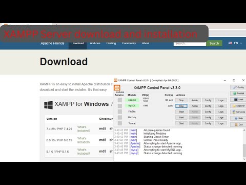 How to Download and Install XAMPP server //Windows 10//Easy/ #xamppinstallation