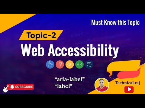 Web Accessibility in HTML - Topic 2 | Interview Question in Hindi #Accessibility #HTML #interview