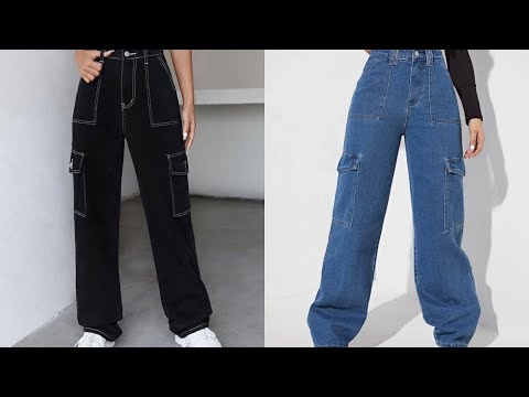 How Cut and Sew A DETAILED  JEAN TROUSER With Back POCKET and BELT HOLDER // ZIPPER FLY
