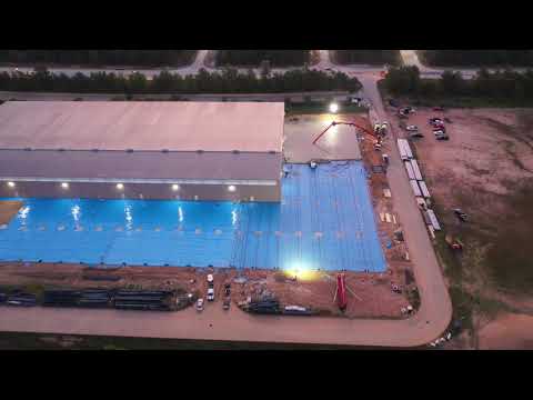 Conroe Expansion- Concrete at Sunrise