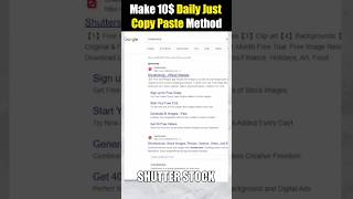 Make 10$ Daily just copy paste Method #earndollar #dailyearndollar#shorts #copypastework