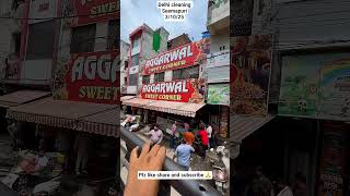 Seema puri illegal encroachment on footpath🙏