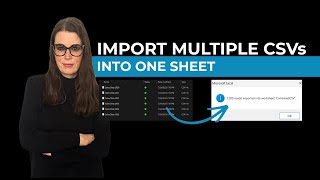 Import Multiple CSV Files into One Sheet in Excel (Automatically)